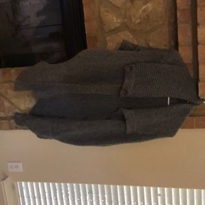 Gray soft cozy oversized sweater